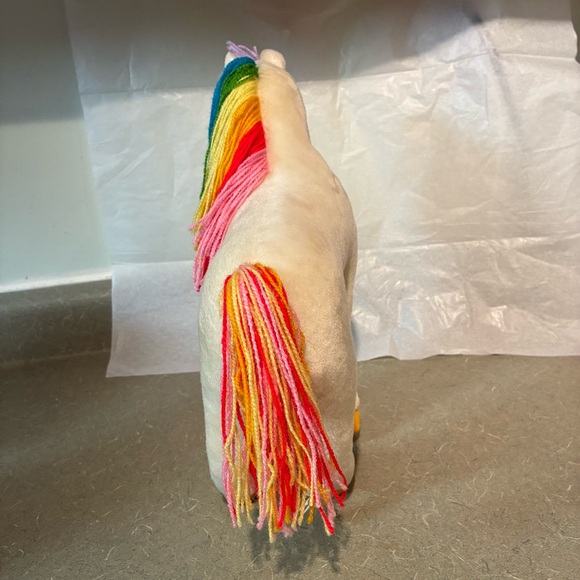 Mattel Hallmark Rainbow Brite Starlite Horse Plush Rainbow Mane Tail** - Picture 5 of 15
